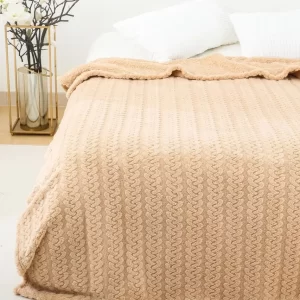 Rope Style Mink Throw – Plush, Stylish & Ultra-Cozy