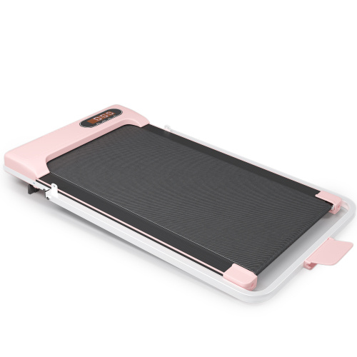 Folding Treadmill With Handrail & Adjustable Incline, 1-10 Km H Running Machine, Space Saving Low Noise Design, LED Display, Phone Holder, Remote Control, Transport Wheels Plug, Pink. - Image 6