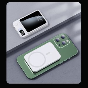 Magnetic Power Bank White
